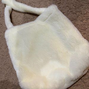 Women fluffy Plush shoulder Bag